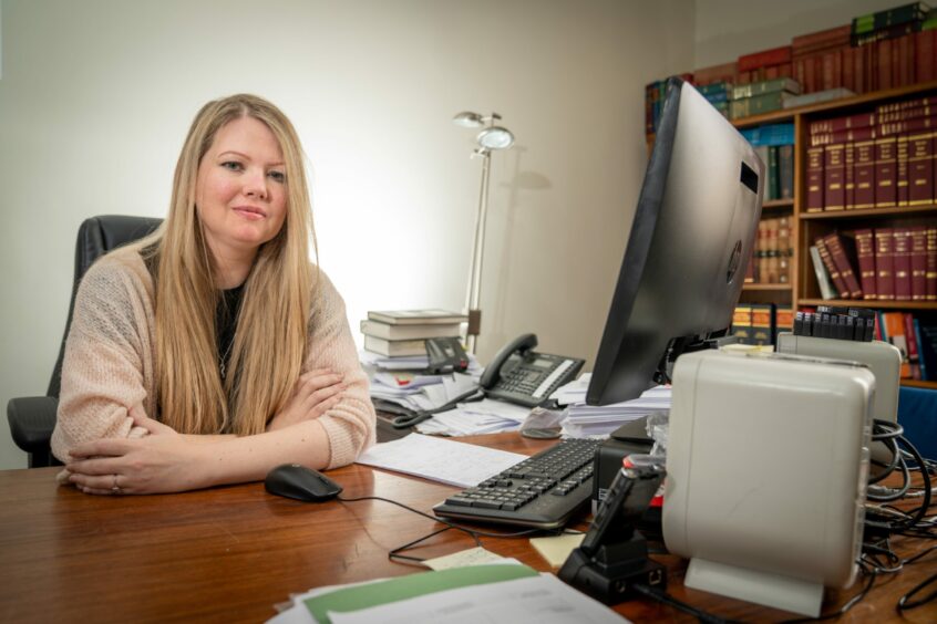 Jennifer Barr in her office