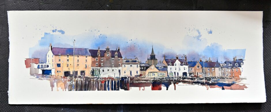 Watercolour painting by John O'Neill. 