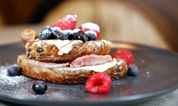 Oh la la: French toast is given a twist at The Bank Cafe and Restaurant.