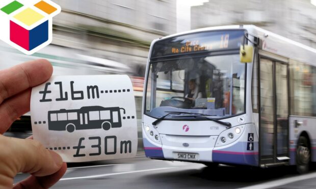 The cost of Aberdeen Labour's free bus scheme is a matter of some debate. Image supplied by Michael McCosh/DCT Media
