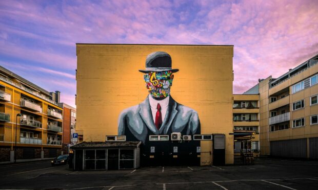 A stunning work by Martin Whatson who is returning to Nuart Aberdeen after creating the golfer mural on Queen Street in 2017.