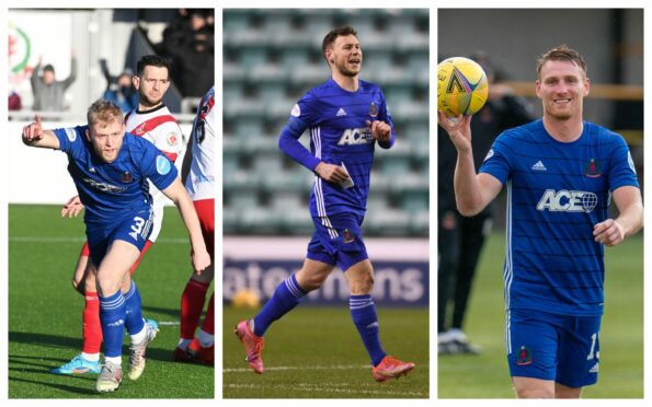 Cove Rangers trio Harry Milne, Mitch Megginson and Rory McAllister have been nominated for League One player of the year