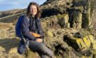 Molly Harvey on Handa Island. Supplied by Scottish Wildlife Trust