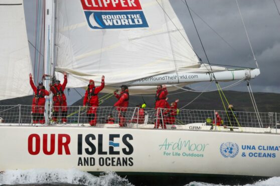 Our Isles and Oceans on its first sailing event last year. Supplied by Our Isles and Oceans.