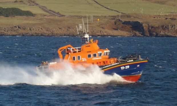 Burra lifeboat was sent out to find the boat.