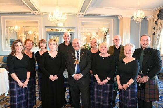 Aberdeen Gaelic Choir celebrates 70 years. Picture by Paul Glendell.