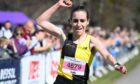 Ginie Barrand (Metro Aberdeen) produced a superb performance in the 10k.
