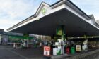 The offences happened at the BP petrol station on King Street, Aberdeen.