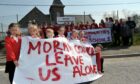 Picture from 2014. A previous attempt to mothball Crossroads Primary School was met with stiff opposition from the community. Picture by David Whittaker-Smith.