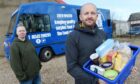 Moray Food Plus Project Manager Mairi McCallum and Andy Bentley, Pantry Development Officer  is excited for the mobile pantry to hit the road.