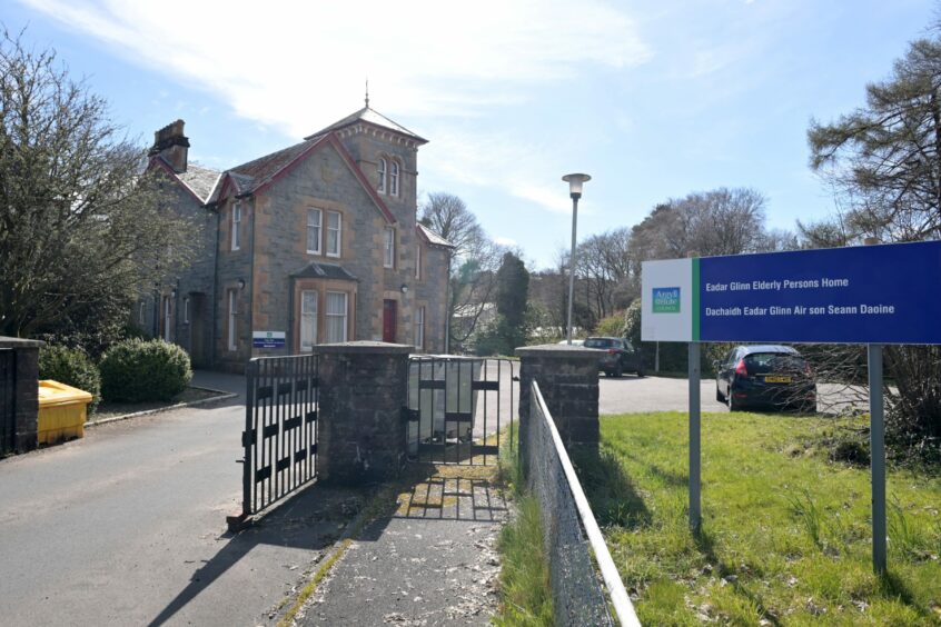 The Eadar Glinn care home in Oban.