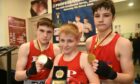 Inverness City Amateur Boxing club recent winners in Aberdeen (from left): Robert Stewart, Kian Stewart and Jonathan Karnphan.