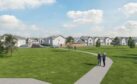 Peterhead residents claim plans for more than 800 homes would "overwhelm" Inverugie. Supplied by Halliday Fraser Munro