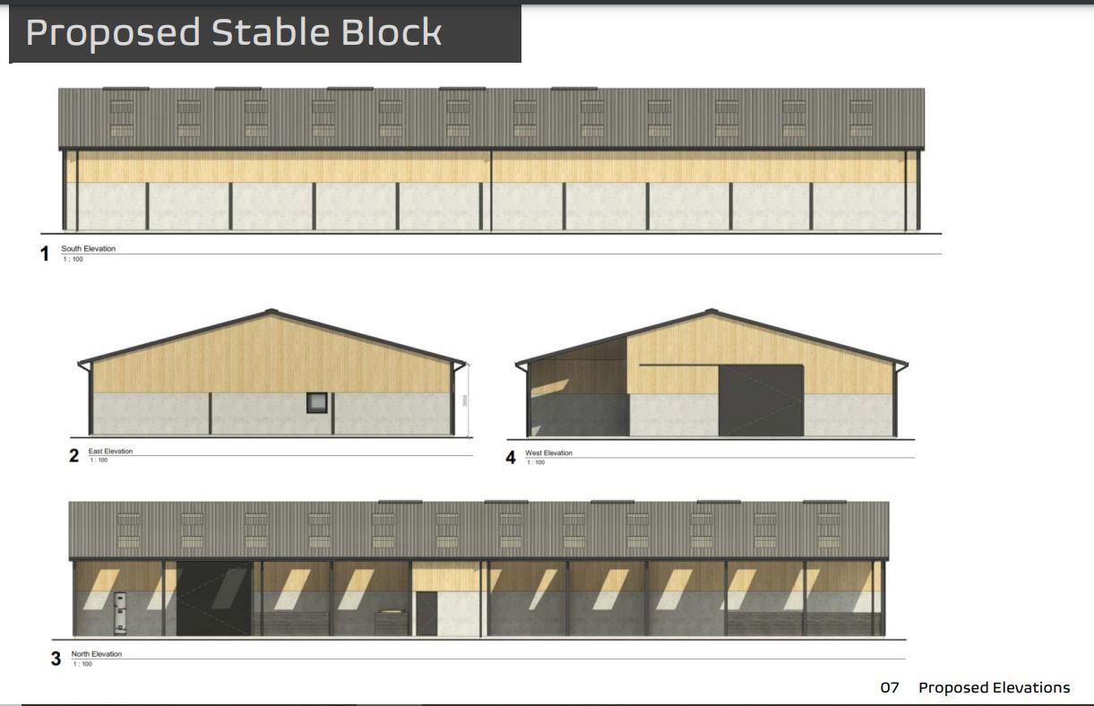 Proposed Stable Block