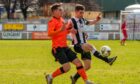 Fraserburgh's Willie West, right, battles with Rothes' Alan Pollock