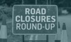 aberdeen road closures round up sign