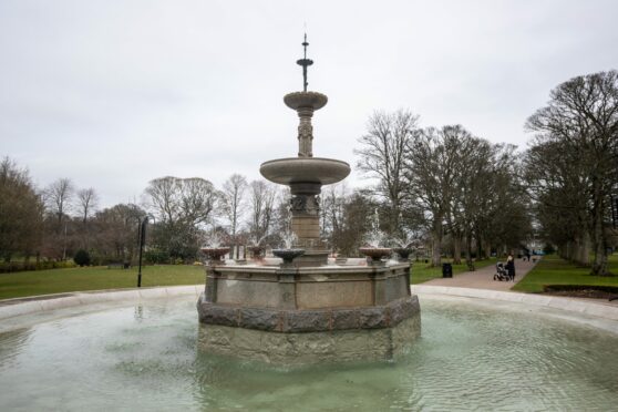The Victoria Park fountain is back on after its £137,000 restoration.