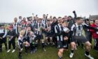 Fraserburgh celebrate winning the Highland League title.
