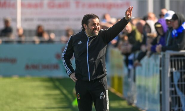 Cove Rangers manager Paul Hartley