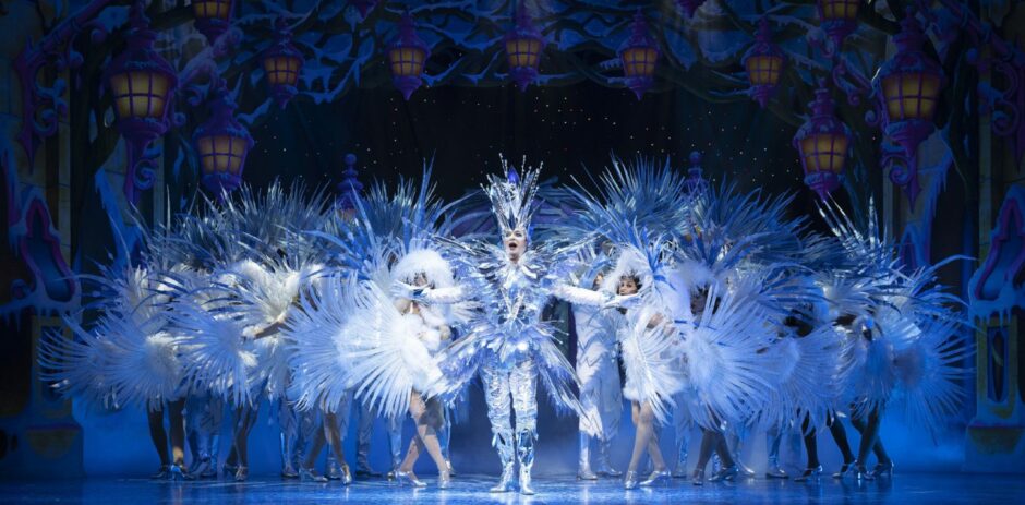 Julian Clary during a panto performance 