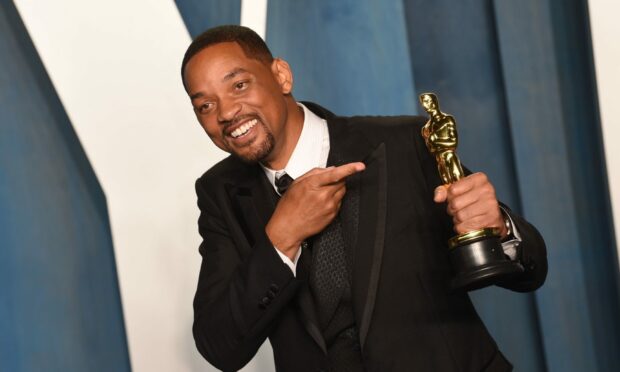 Will Smith was awarded the best actor gong at the Academy Awards mere minutes after hitting Chris Rock. Photo by Doug Peters/PA Wire