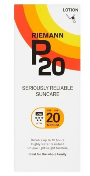 Superdrug: P20 Sun filter 200ml SPF 20 £19.99