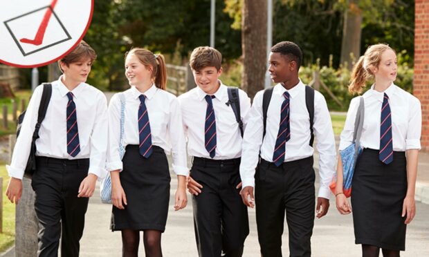 Cults Academy in Aberdeen came out top with 78% of pupils leaving with five or more Highers.