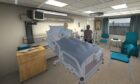 Students can train in hospital settings using virtual reality.