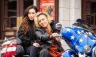 Bat Out Of Hell stars Martha Kirby and Glenn Adamson were greeted at HMT by roaring motorbikes.