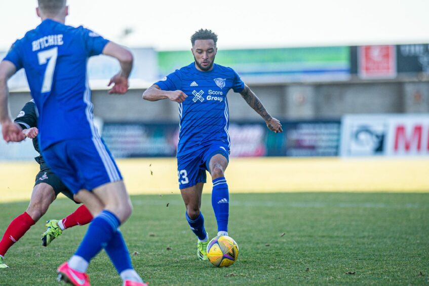 Rico Quitongo joined Peterhead from Airdrieonians in January