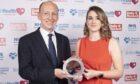 Siobhan Cowie and consultant psychologist Simon Lloyd picked up the 2021 Care for Mental Health award at the Scottish Health Awards.