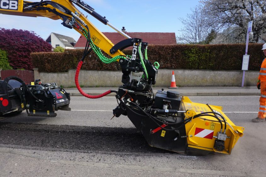 The Pothole Pro will be used by Highland Council during Inverness road repairs.