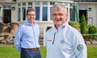 Paul Lawrie with Gordon Wilson, managing director of Carbon Financial, who are supporting the Blairgowrie Perthshire Masters.