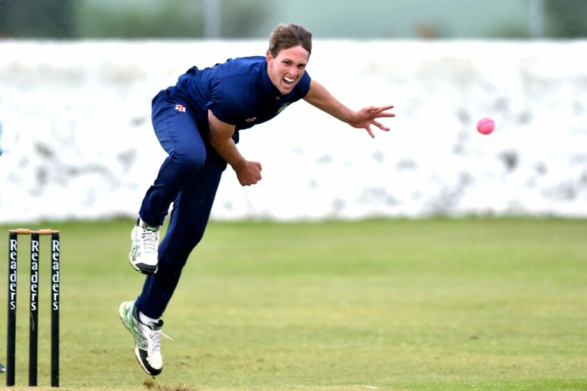 Garreth Wolmarans during his previous spell with Stoneywood Dyce in 2019