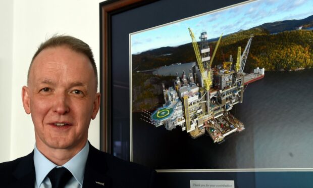 Chief executive, Robin Watson at Wood PLC, Justice Mill Lane, Aberdeen. Picture by Jim Irvine