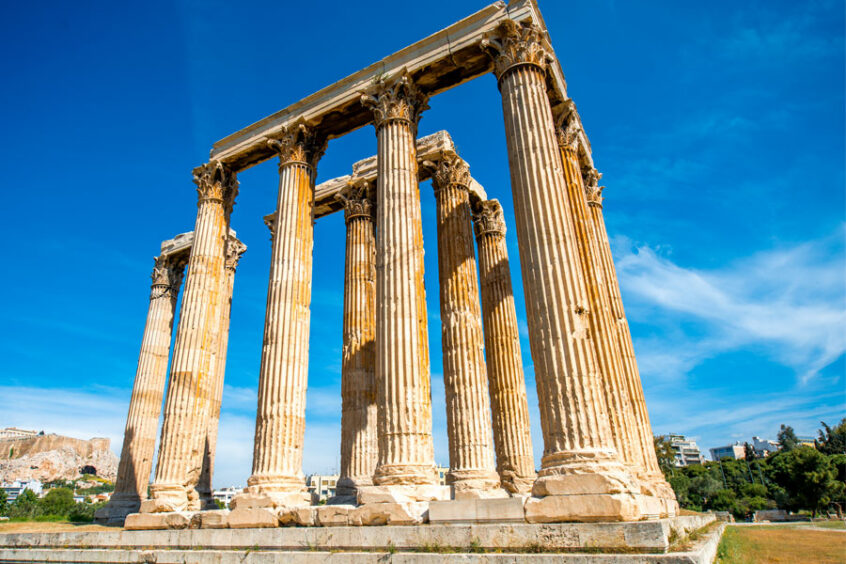 Temple of Olympian Zeus.