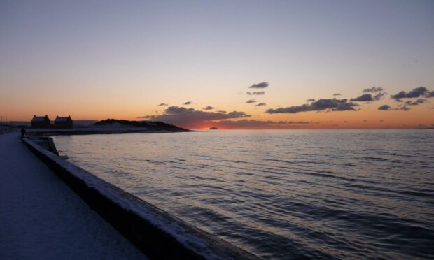 A winter sunset from the promenade at Prestwick in Ayrshire (Photo: Alistair MacLean/Shutterstock)