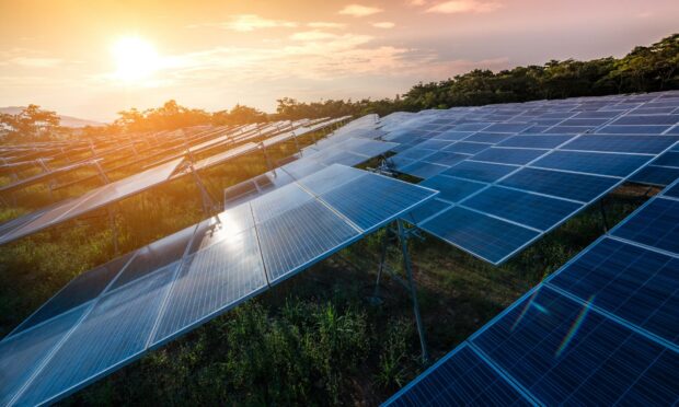 The Crimond solar farm is tipped to make a huge difference to Scotland's Net Zero goals. Image from Shutterstock