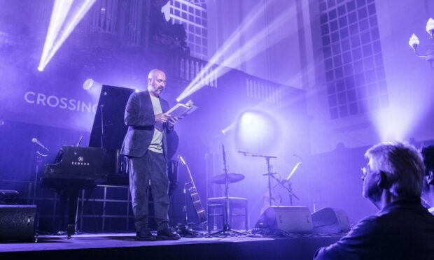 Scottish author Douglas Stuart reads at 2021's Crossing Border festival in the Hague (Photo: Hollandse Hoogte/Shutterstock)