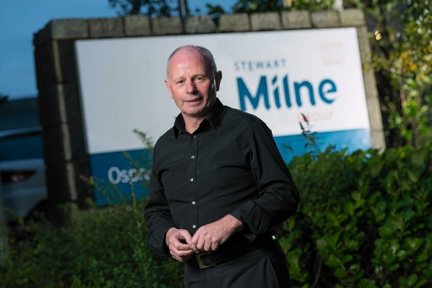 Construction entrepreneur and former Dons chairman Stewart Milne.