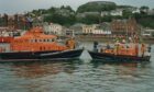 Arrival celebrations of the current lifeboat Mora Edith MacDonald. Supplied by Oban RNLI.