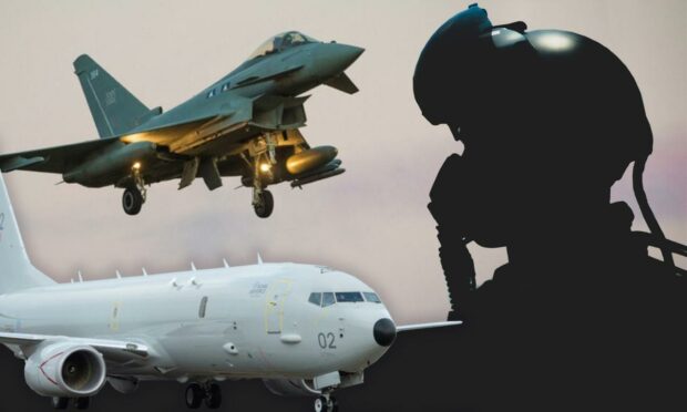 People from Typhoon and Poseidon squadrons opened up about their jobs at RAF Lossiemouth as Russian aggression increases and Putin's brutal Ukraine invasion continues.