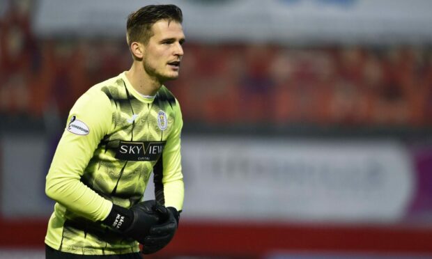 Vaclav Hladky in action during his time at St Mirren