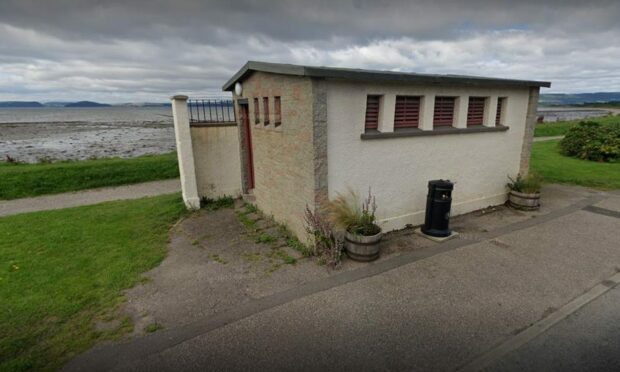 Public toilets at Ardersier. Picture via Google Street View.