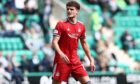 Aberdeen's Dante Polvara made his first start in the 1-1 draw at Hibs.
