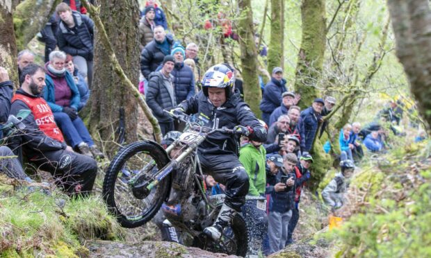 Scottish Six Days Trial 2022 winner Dougie Lampkin. Picture by Kim Ferguson/Kimages.