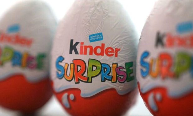 Kinder eggs, like the one the Aberdeen dad stuffed with drugs