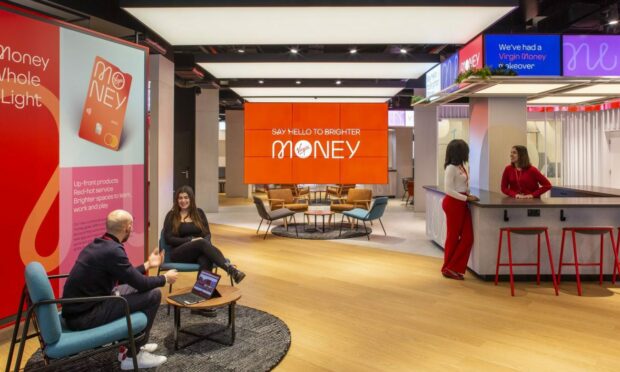 Virgin Money - growing profits as its branch network shrinks.