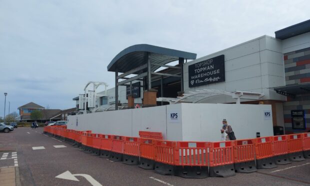 The former Outfit store at Inverness Retail Park is currently undergoing a major revamp.