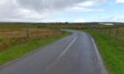 The 60mph road at Achalone in Caithness. Photo supplied by Innes Sutherland.